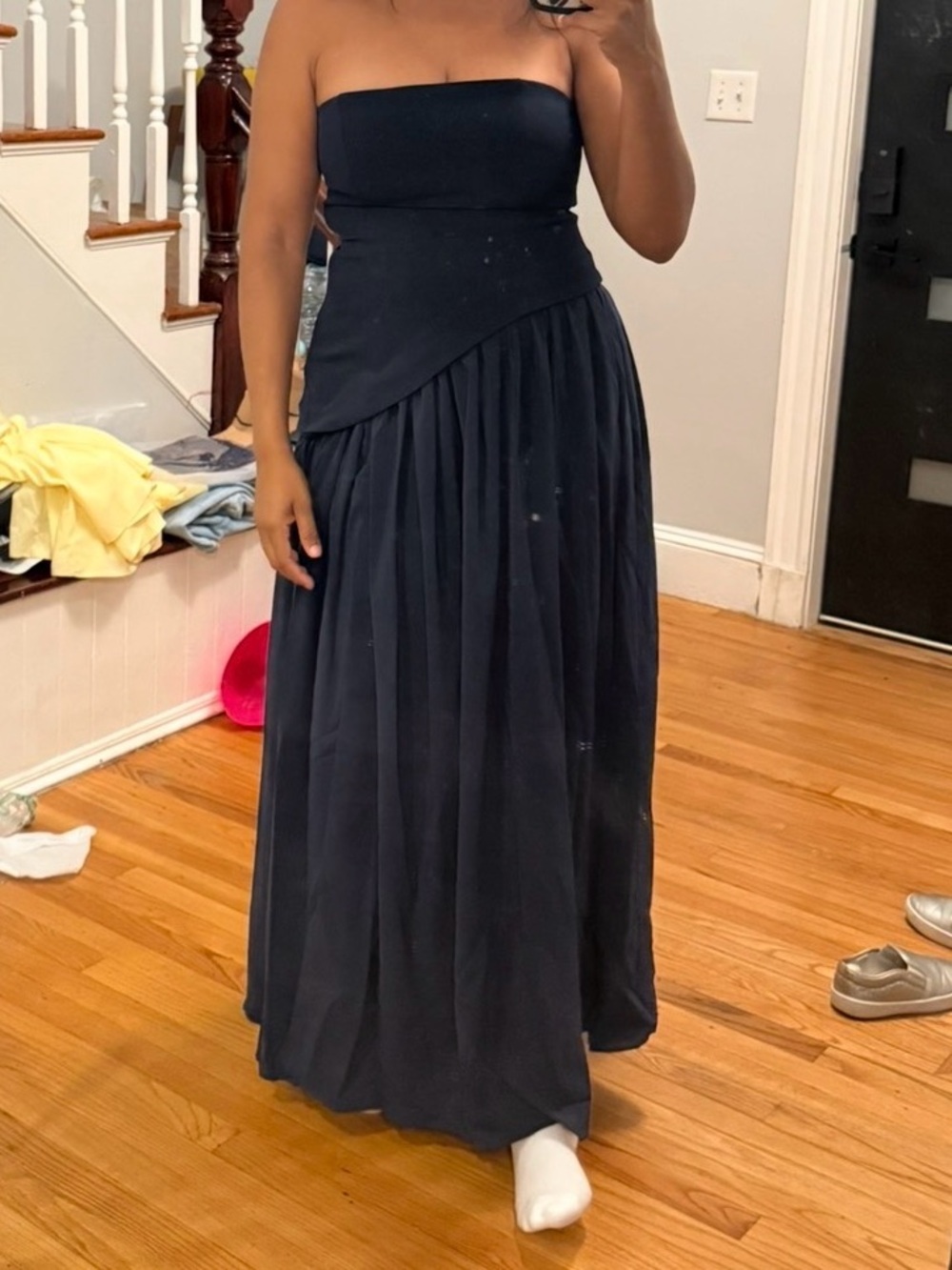 Babyboo MALIYAH MAXI DRESS - NAVY